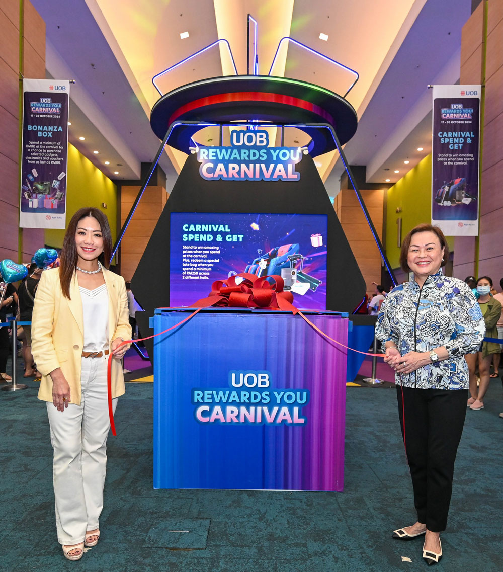 UOB Malaysia cardholders enjoy over RM1.5 million in rewards, shopping deals and discounts as UOB Rewards You Carnival returns for the second year
17-20 October 2024, Mid Valley City Exhibition Centre