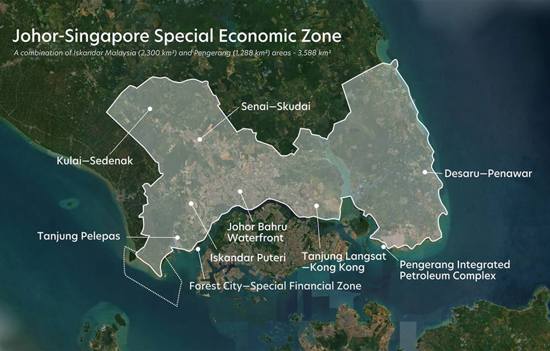 JS-SEZ map - flagship zones