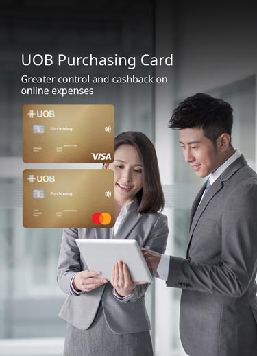 Purchasing Card banner mobile dark