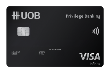 UOB Privilege Banking Visa Infinite Card