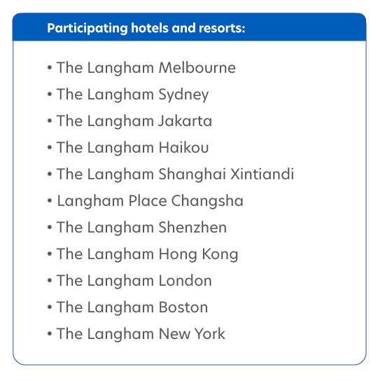 The Langham Hotels and Resorts