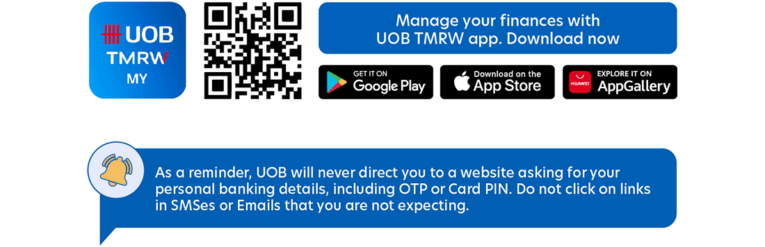 Download UOB TMRW app