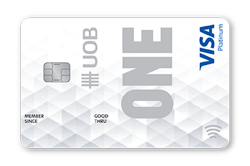 UOB ONE Card Up to 10% cashback