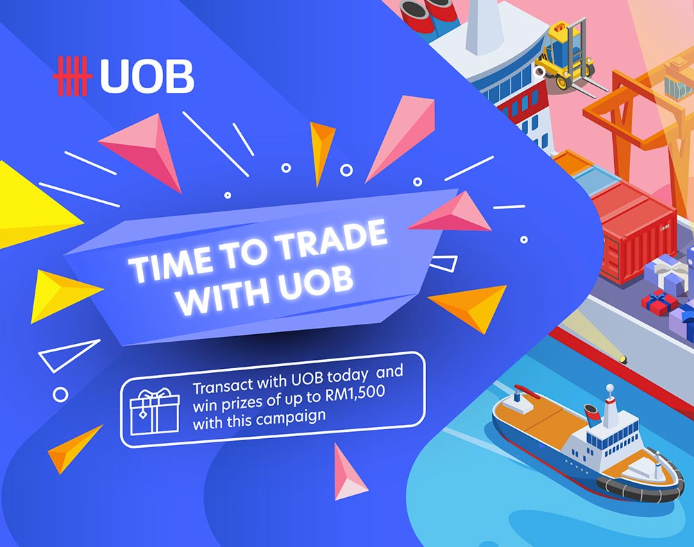 Time to Trade with UOB mobile banner