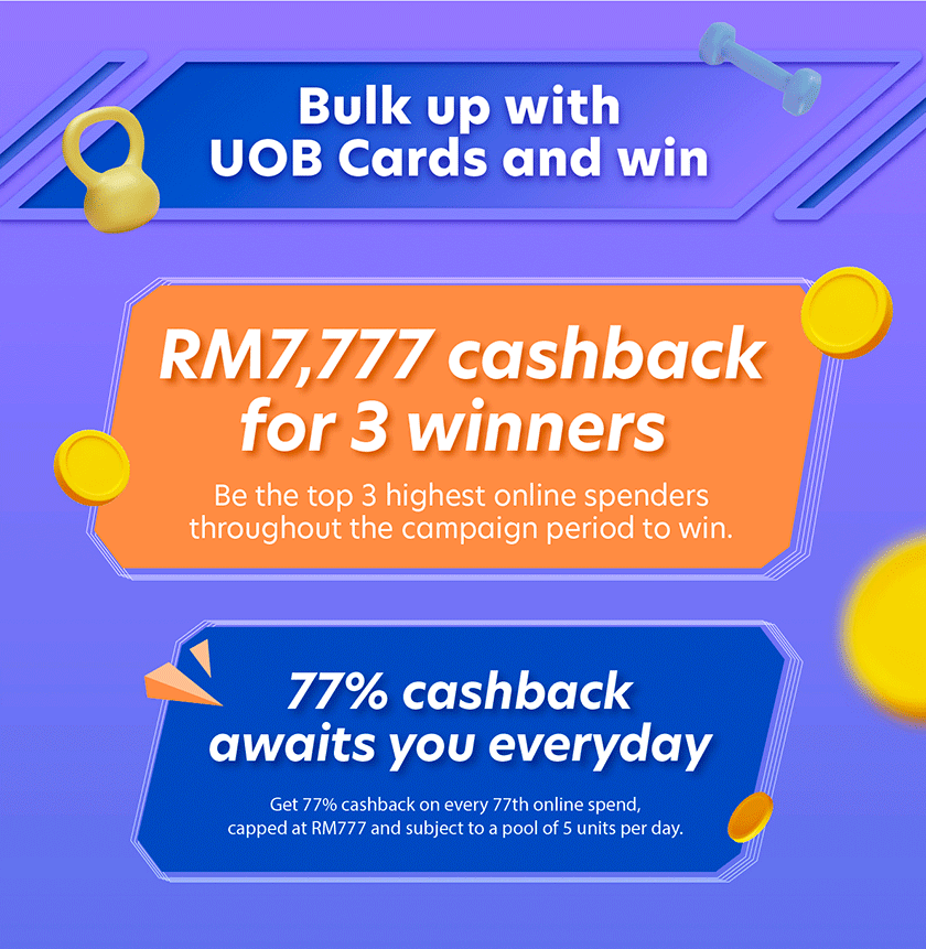 Bulk up with UOB Cards and win